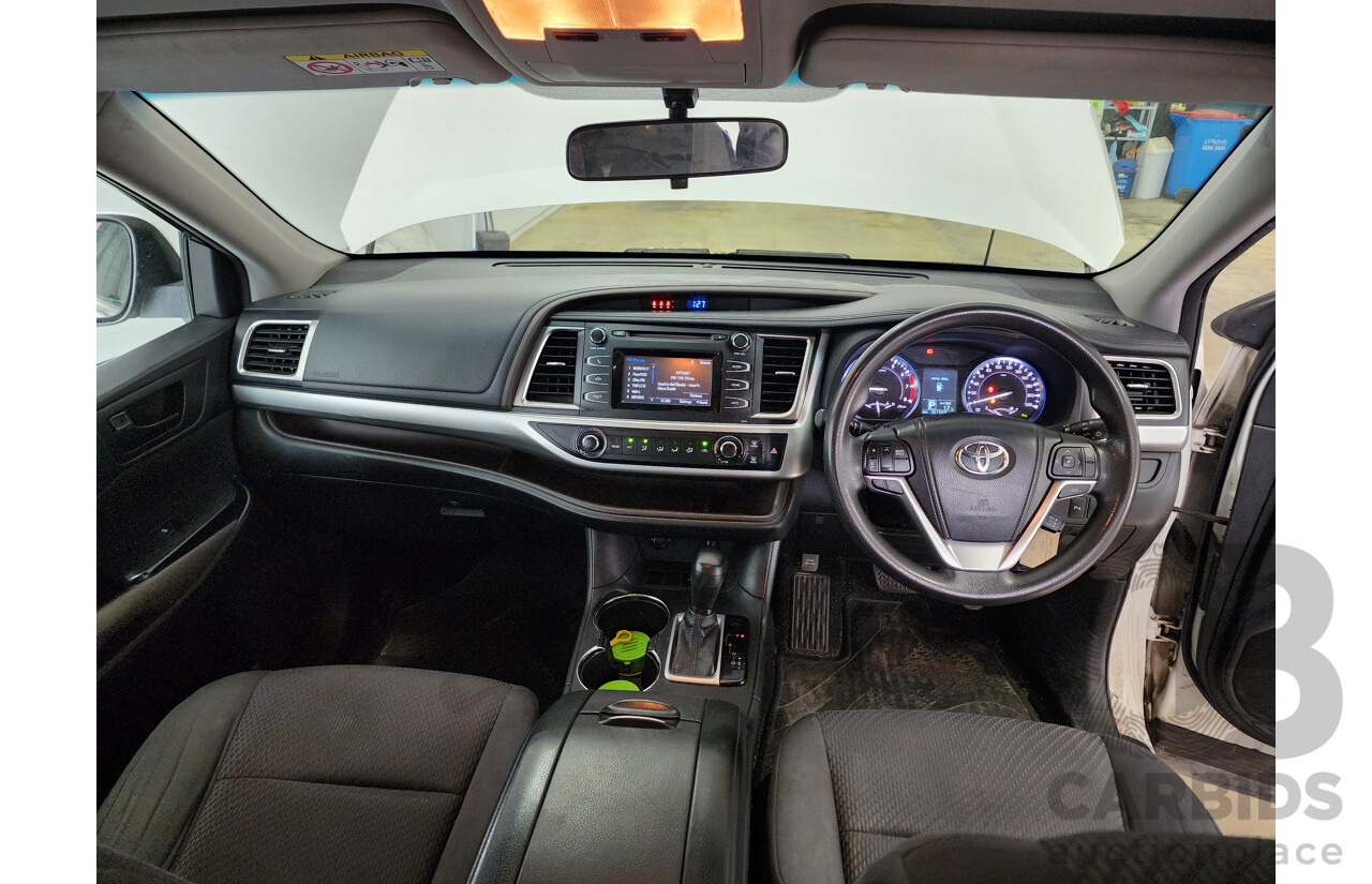 08/2014 Toyota Kluger GX (4x2) GSU50R 4d Wagon White 3.5L