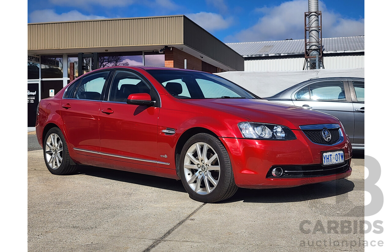 08/2011 Holden Calais  VE II 4d Sedan Red 3.6L