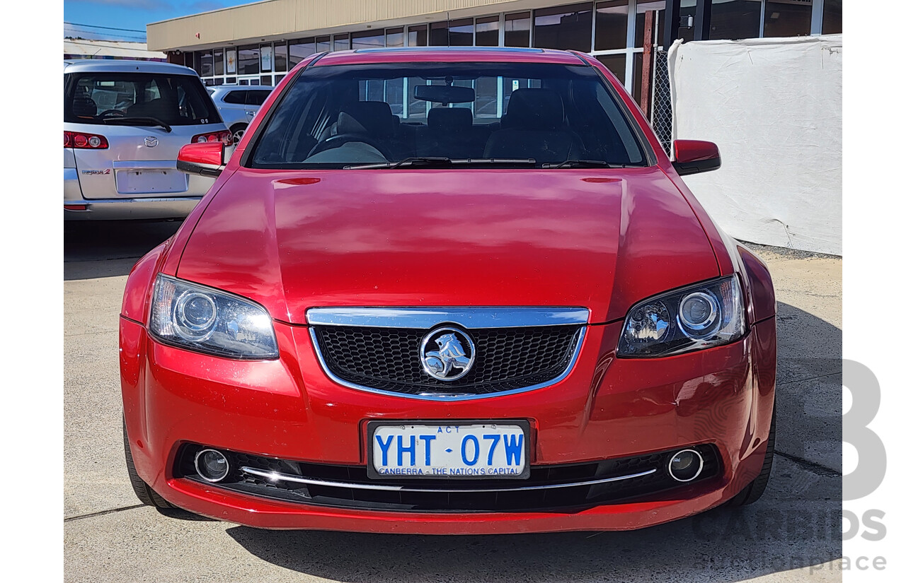08/2011 Holden Calais  VE II 4d Sedan Red 3.6L