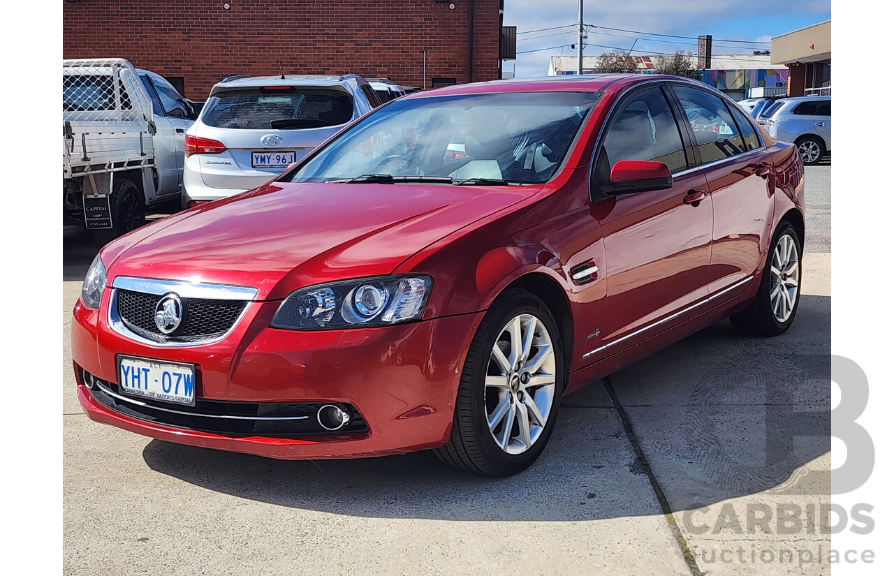 08/2011 Holden Calais  VE II 4d Sedan Red 3.6L