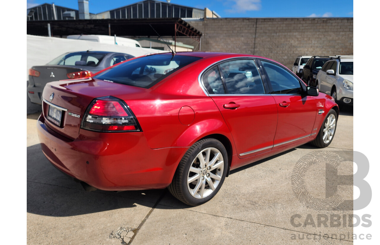 08/2011 Holden Calais  VE II 4d Sedan Red 3.6L