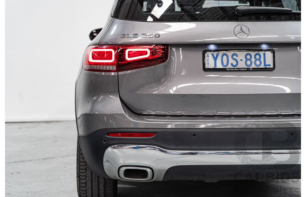 10/2020 Mercedes-Benz GLB 250 4Matic (AWD) X247 MY20.5 4D Wagon Mountain Grey Metallic Turbo 2.0L - 7-Seater