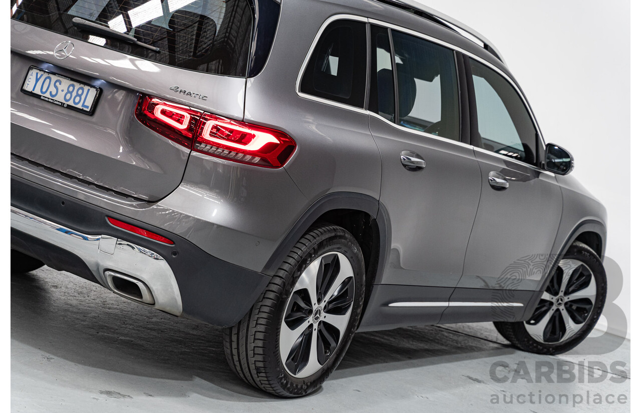 10/2020 Mercedes-Benz GLB 250 4Matic (AWD) X247 MY20.5 4D Wagon Mountain Grey Metallic Turbo 2.0L - 7-Seater