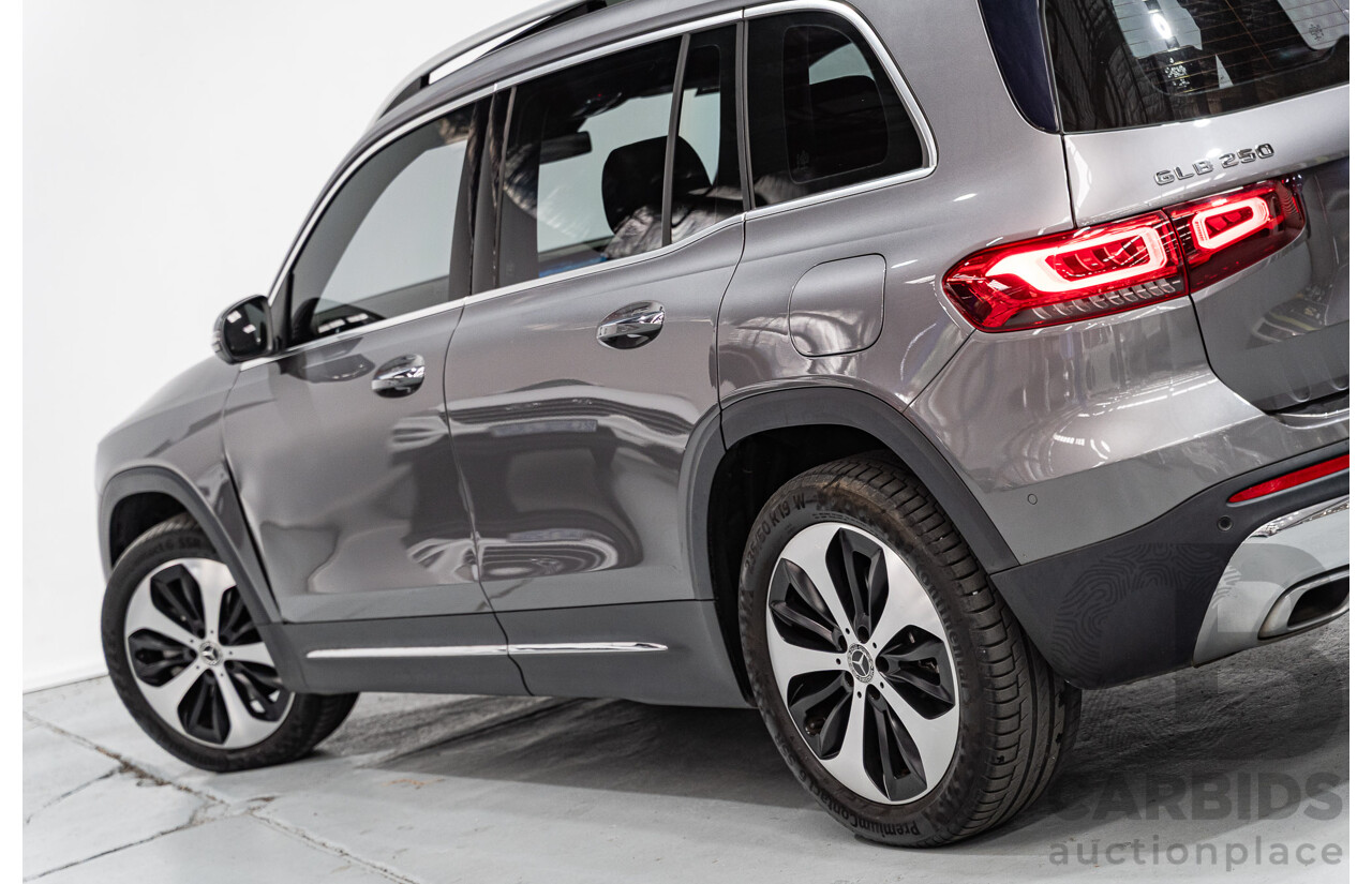 10/2020 Mercedes-Benz GLB 250 4Matic (AWD) X247 MY20.5 4D Wagon Mountain Grey Metallic Turbo 2.0L - 7-Seater