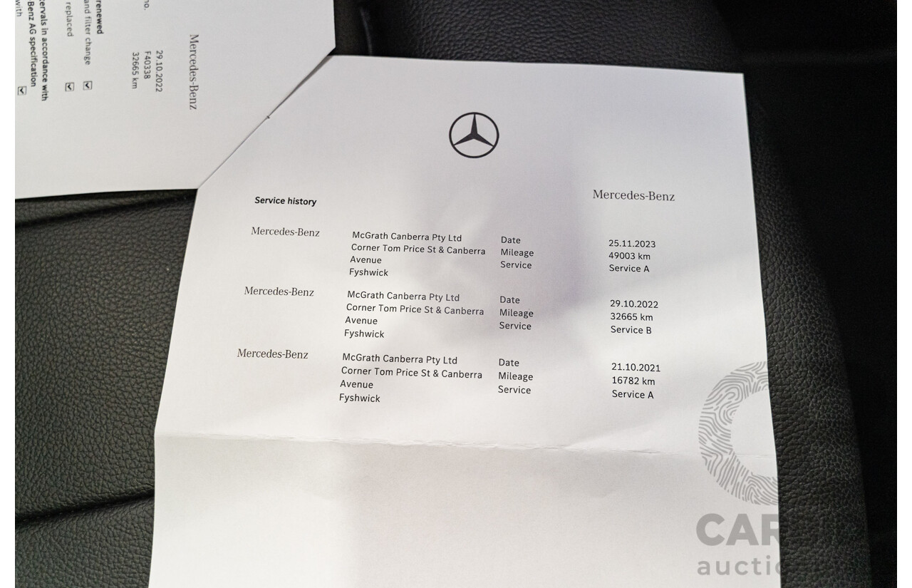 10/2020 Mercedes-Benz GLB 250 4Matic (AWD) X247 MY20.5 4D Wagon Mountain Grey Metallic Turbo 2.0L - 7-Seater