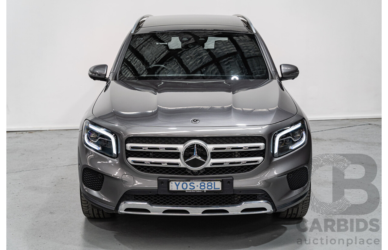 10/2020 Mercedes-Benz GLB 250 4Matic (AWD) X247 MY20.5 4D Wagon Mountain Grey Metallic Turbo 2.0L - 7-Seater