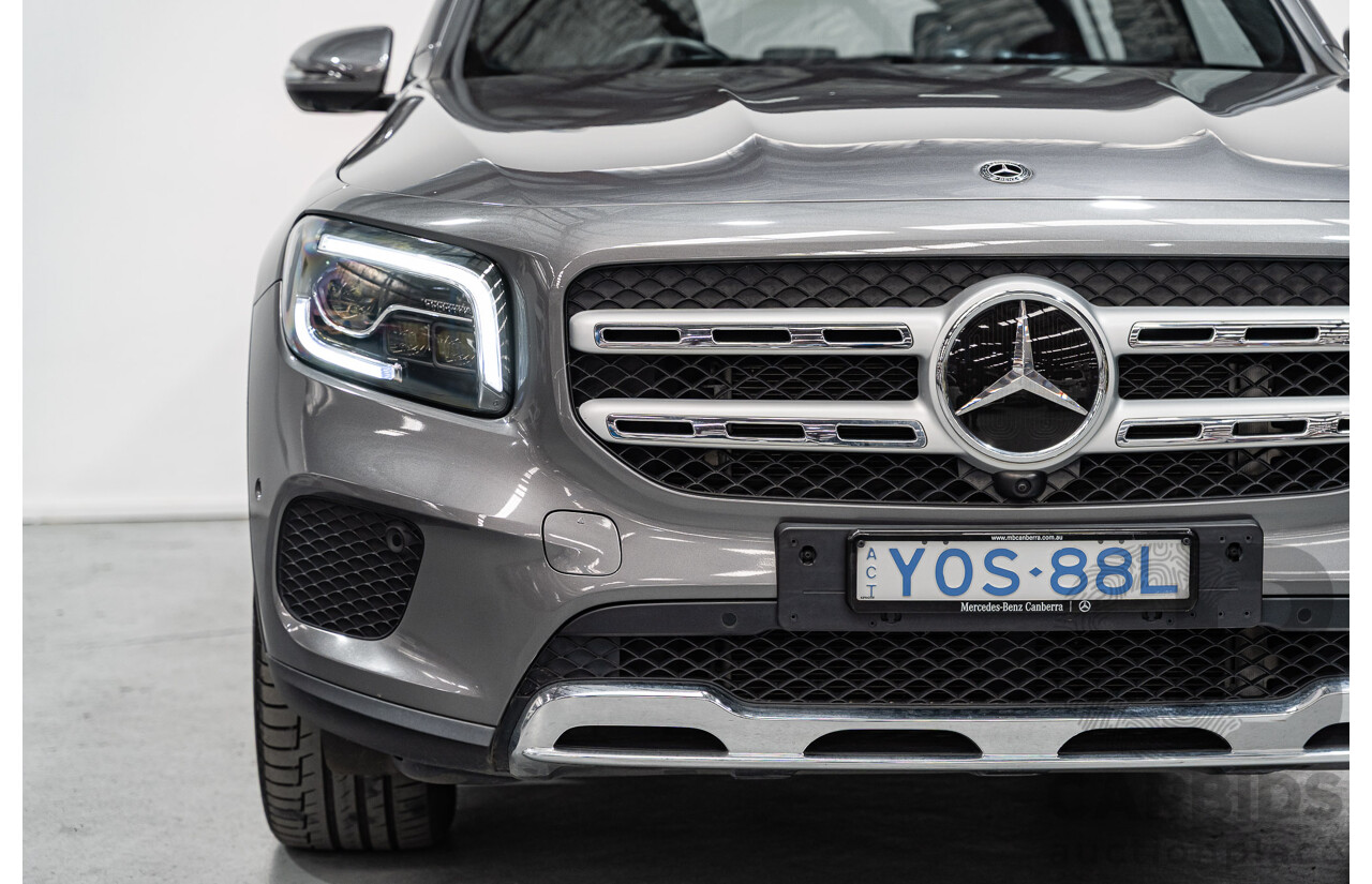 10/2020 Mercedes-Benz GLB 250 4Matic (AWD) X247 MY20.5 4D Wagon Mountain Grey Metallic Turbo 2.0L - 7-Seater