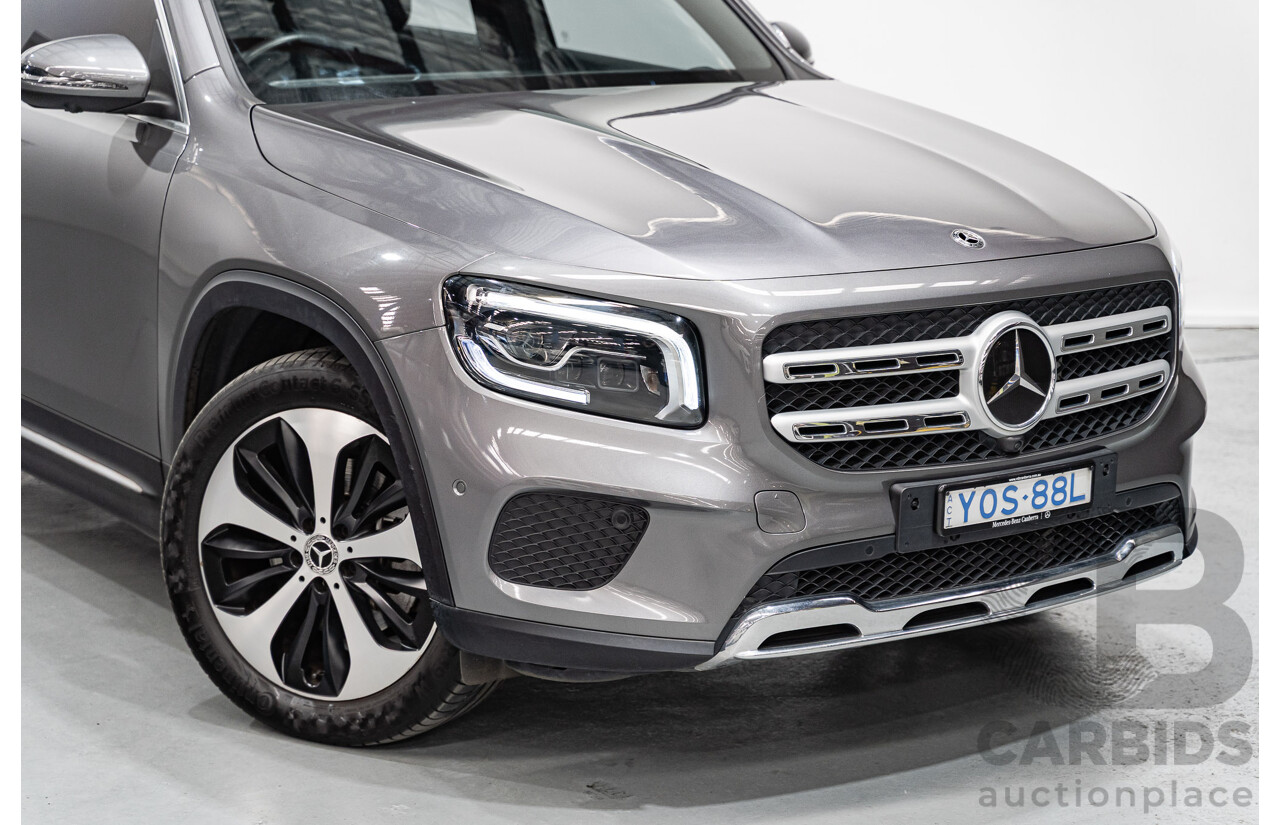 10/2020 Mercedes-Benz GLB 250 4Matic (AWD) X247 MY20.5 4D Wagon Mountain Grey Metallic Turbo 2.0L - 7-Seater