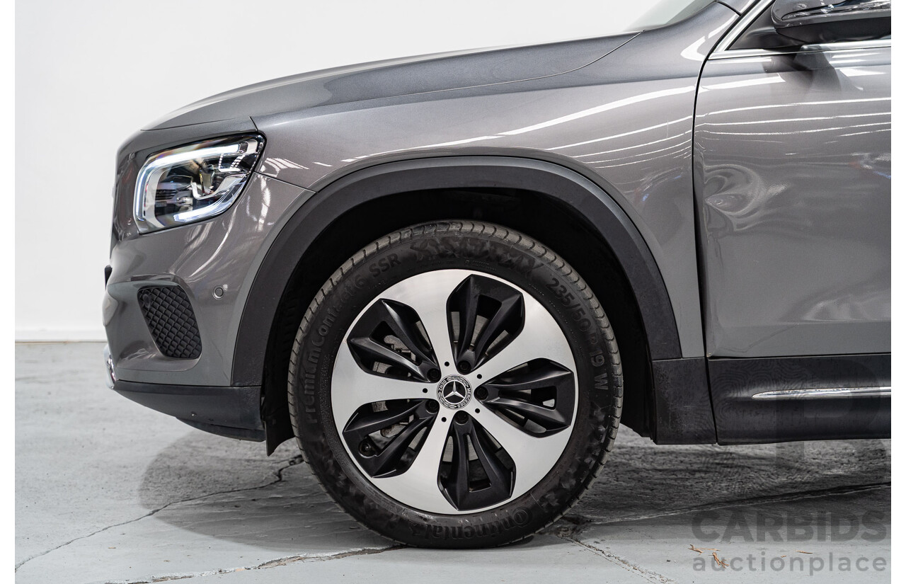 10/2020 Mercedes-Benz GLB 250 4Matic (AWD) X247 MY20.5 4D Wagon Mountain Grey Metallic Turbo 2.0L - 7-Seater