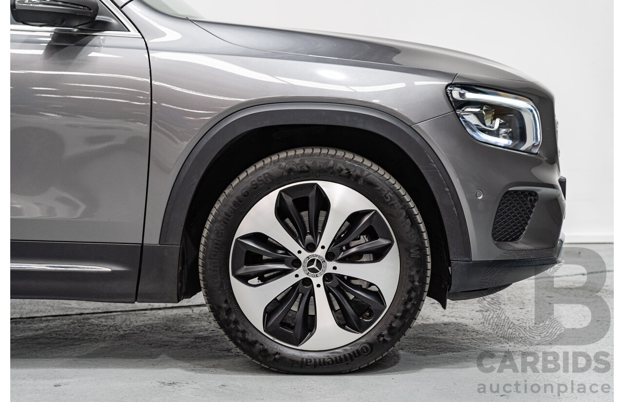 10/2020 Mercedes-Benz GLB 250 4Matic (AWD) X247 MY20.5 4D Wagon Mountain Grey Metallic Turbo 2.0L - 7-Seater