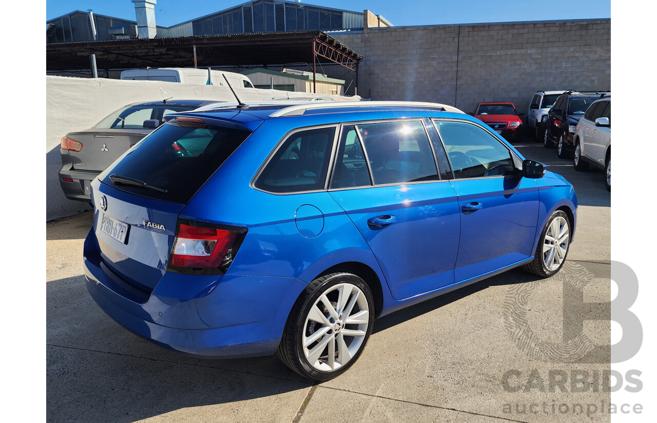 03/2016 Skoda Fabia 81 TSI NJ 5d Hatchback Blue 1.2L