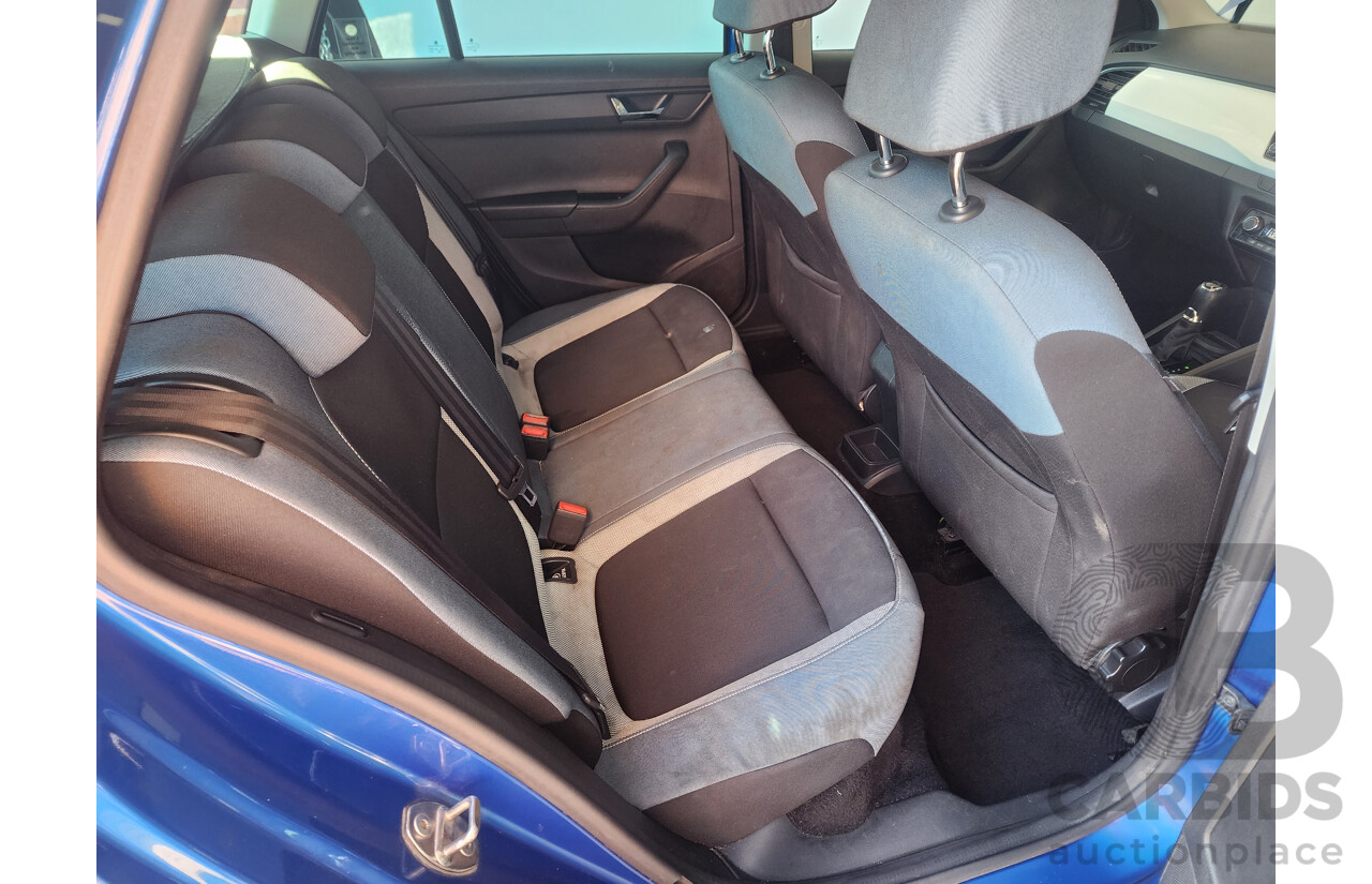 03/2016 Skoda Fabia 81 TSI NJ 5d Hatchback Blue 1.2L