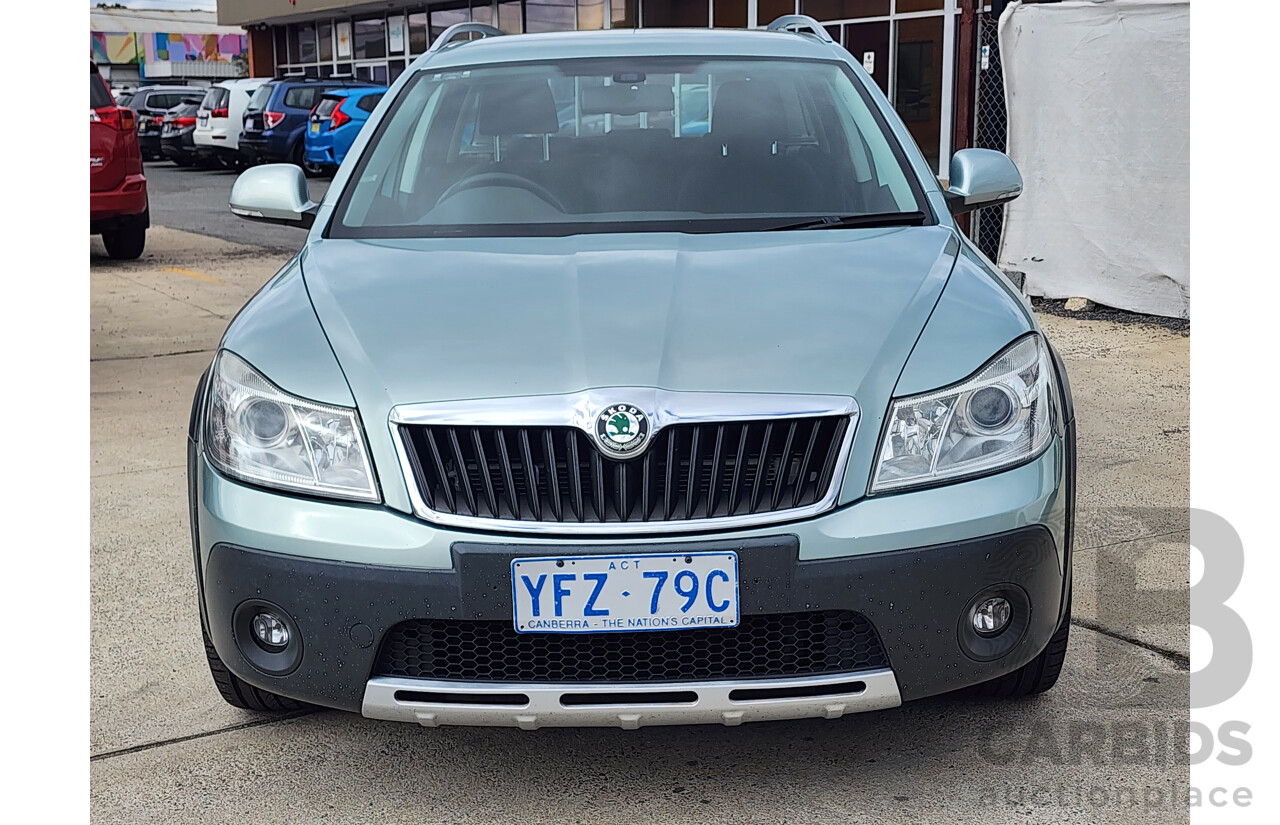 10/2009 Skoda Octavia Scout 1Z 4d Wagon Green 2.0L