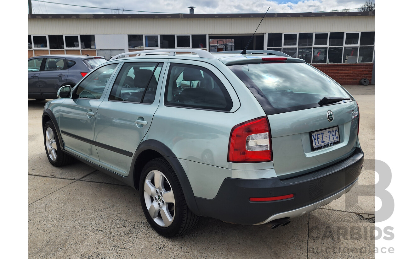 10/2009 Skoda Octavia Scout 1Z 4d Wagon Green 2.0L