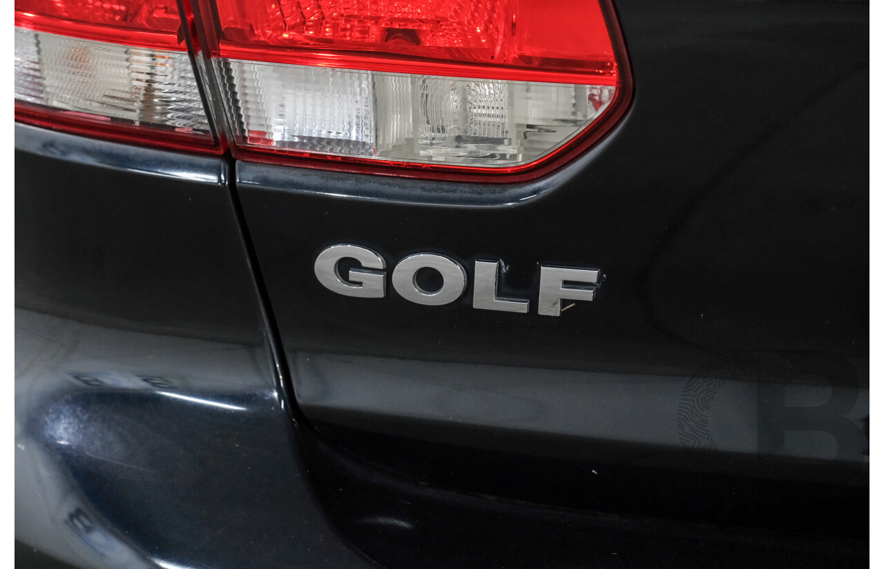 07/2009 Volkswagen Golf 90 TSI Trendline 1K 6TH GEN 5d Hatchback Black 1.4L