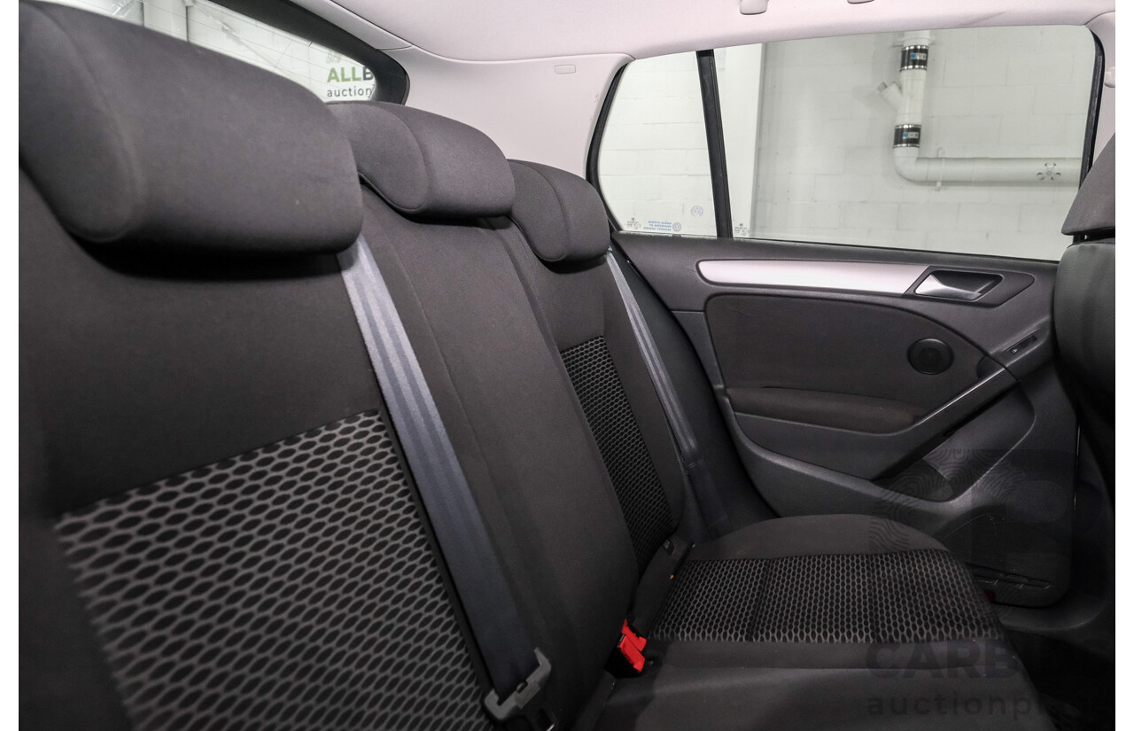 07/2009 Volkswagen Golf 90 TSI Trendline 1K 6TH GEN 5d Hatchback Black 1.4L