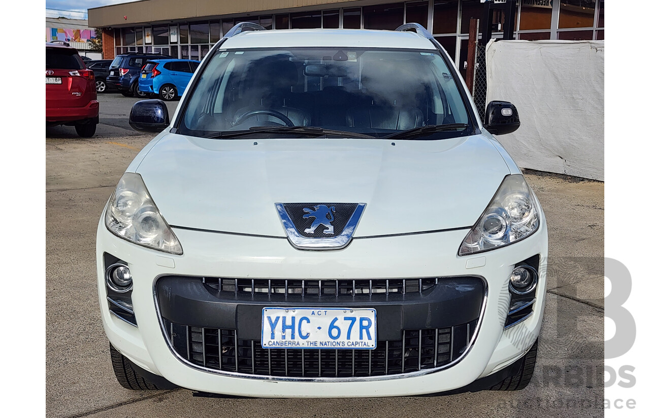 03/2010 Peugeot 4007 SV (7 Seat)  4d Wagon White 2.2L