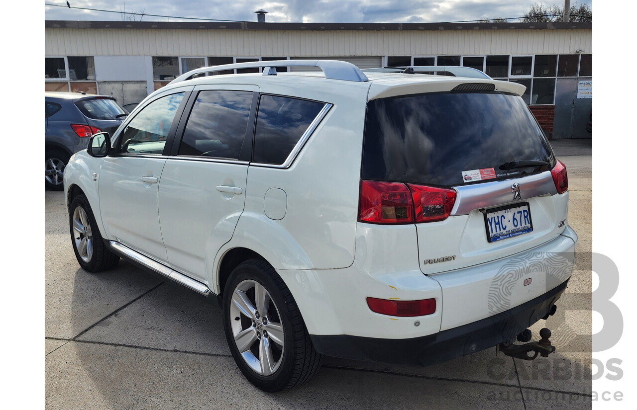 03/2010 Peugeot 4007 SV (7 Seat)  4d Wagon White 2.2L