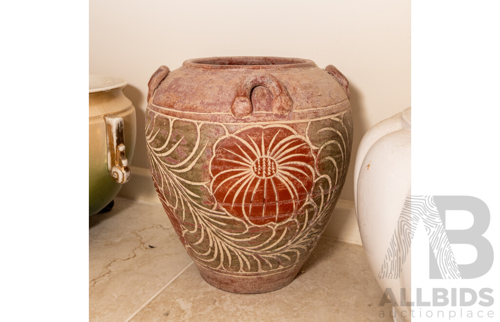 Collection of Three Ceramic Jardinieres