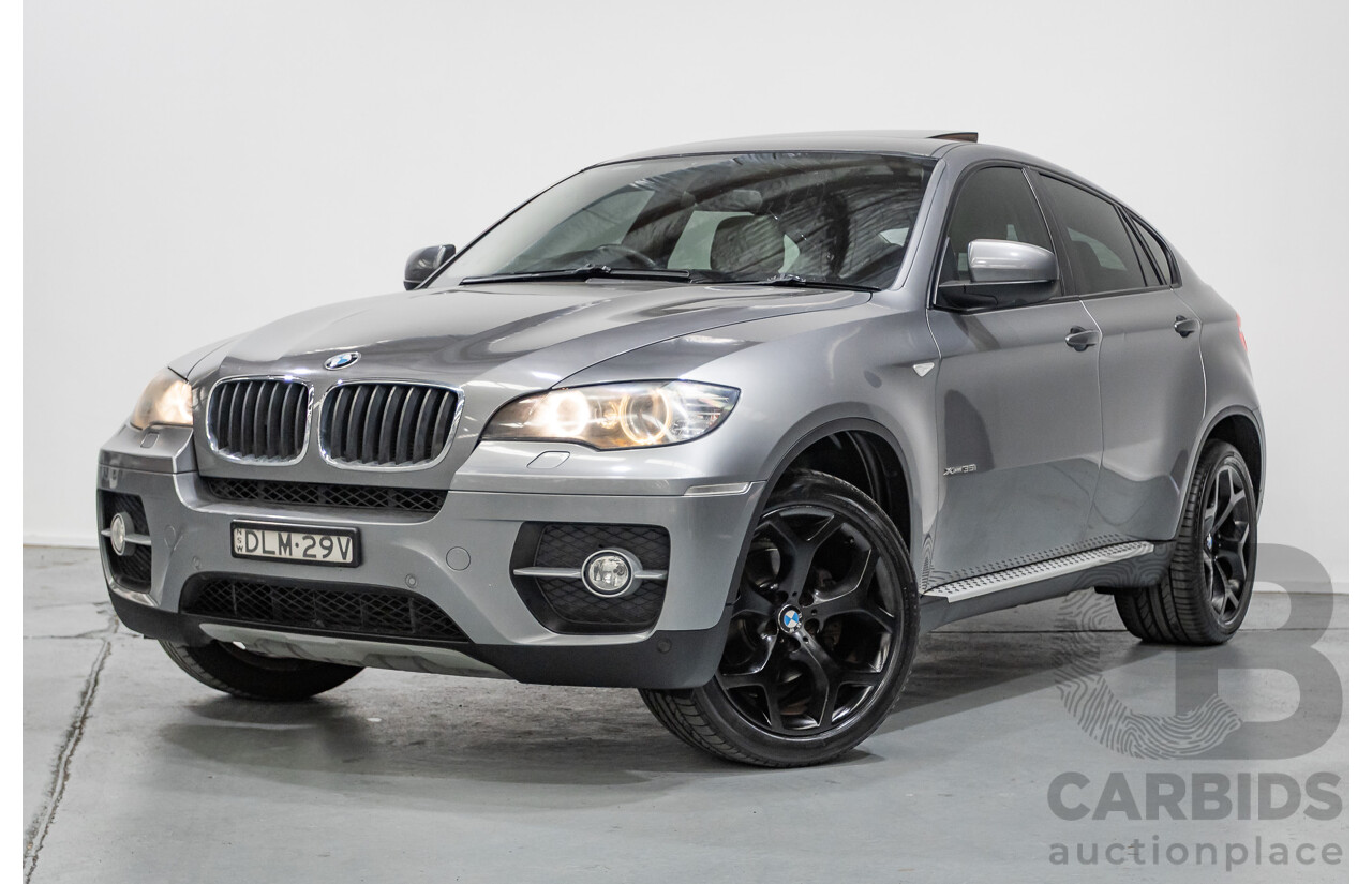 05/2012 BMW X6 xDrive35i (AWD) E71 MY12 4D Coupe Space Gray Metallic Turbo 3.0L
