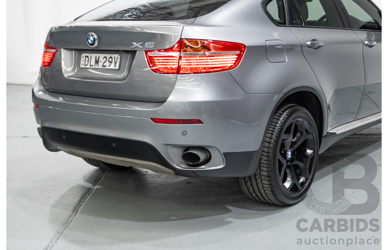 05/2012 BMW X6 xDrive35i (AWD) E71 MY12 4D Coupe Space Gray Metallic Turbo 3.0L
