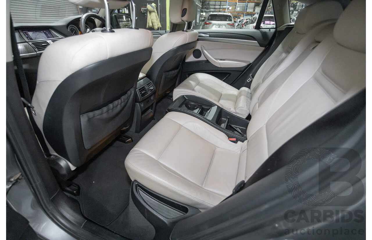 05/2012 BMW X6 xDrive35i (AWD) E71 MY12 4D Coupe Space Gray Metallic Turbo 3.0L