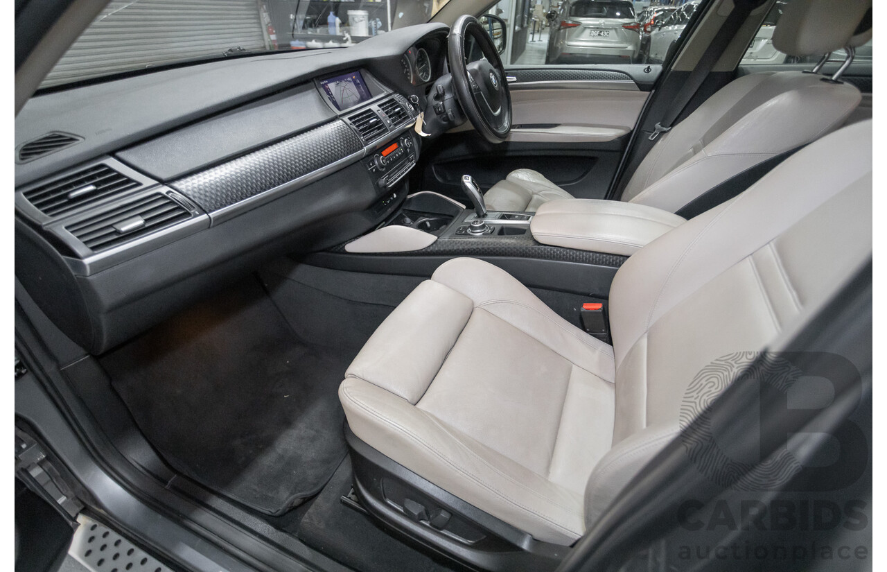 05/2012 BMW X6 xDrive35i (AWD) E71 MY12 4D Coupe Space Gray Metallic Turbo 3.0L
