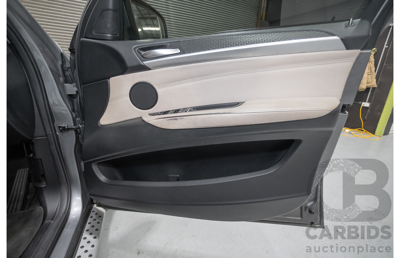 05/2012 BMW X6 xDrive35i (AWD) E71 MY12 4D Coupe Space Gray Metallic Turbo 3.0L