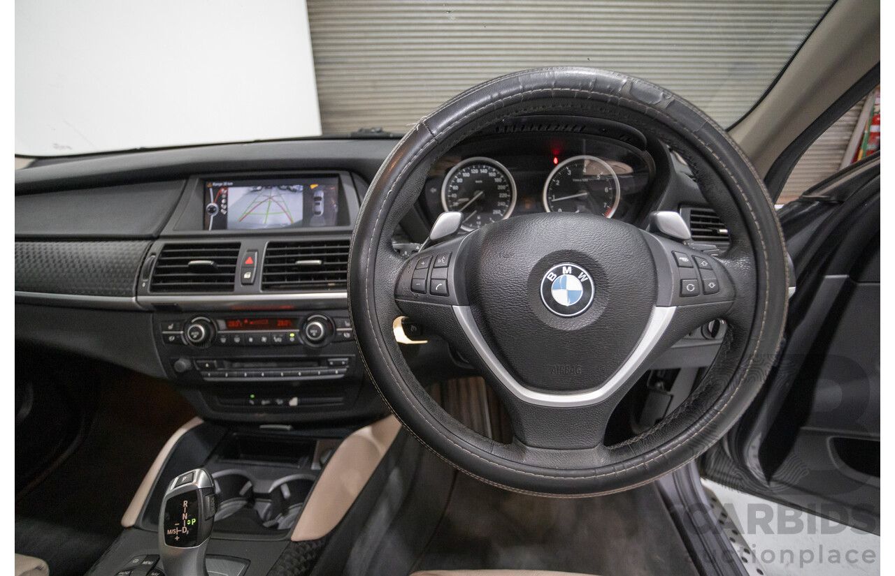 05/2012 BMW X6 xDrive35i (AWD) E71 MY12 4D Coupe Space Gray Metallic Turbo 3.0L