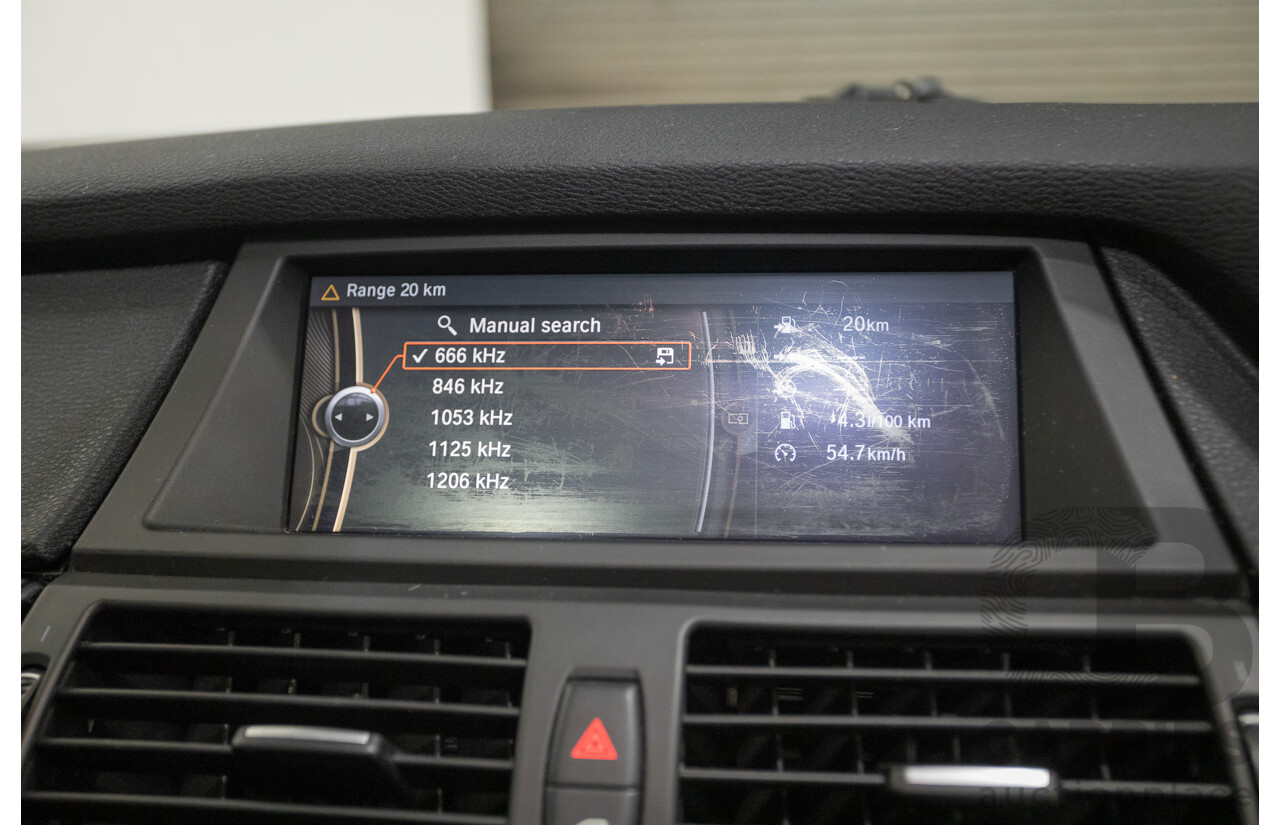 05/2012 BMW X6 xDrive35i (AWD) E71 MY12 4D Coupe Space Gray Metallic Turbo 3.0L