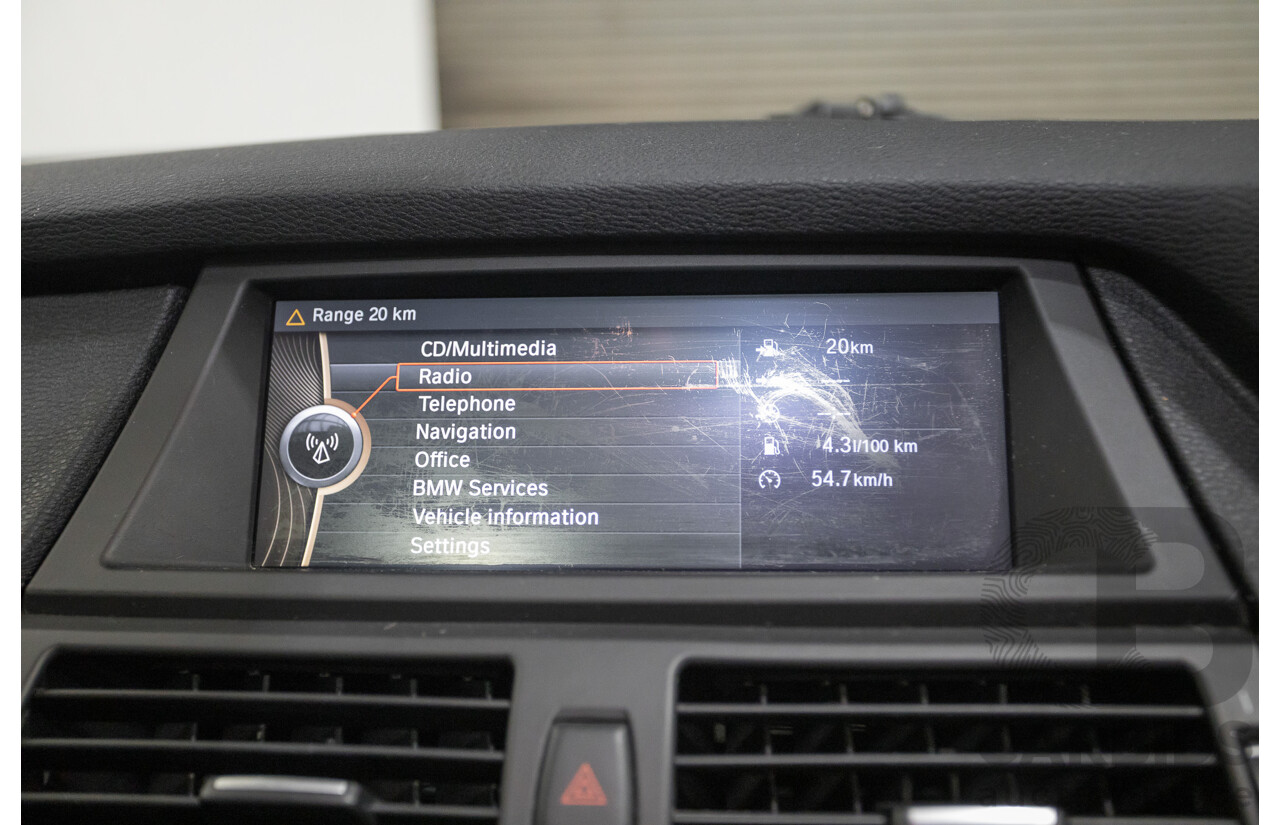 05/2012 BMW X6 xDrive35i (AWD) E71 MY12 4D Coupe Space Gray Metallic Turbo 3.0L