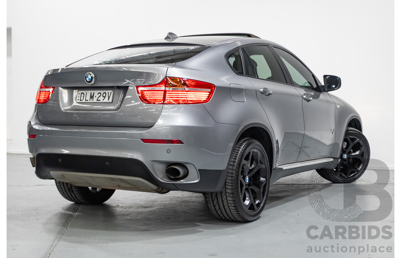 05/2012 BMW X6 xDrive35i (AWD) E71 MY12 4D Coupe Space Gray Metallic Turbo 3.0L