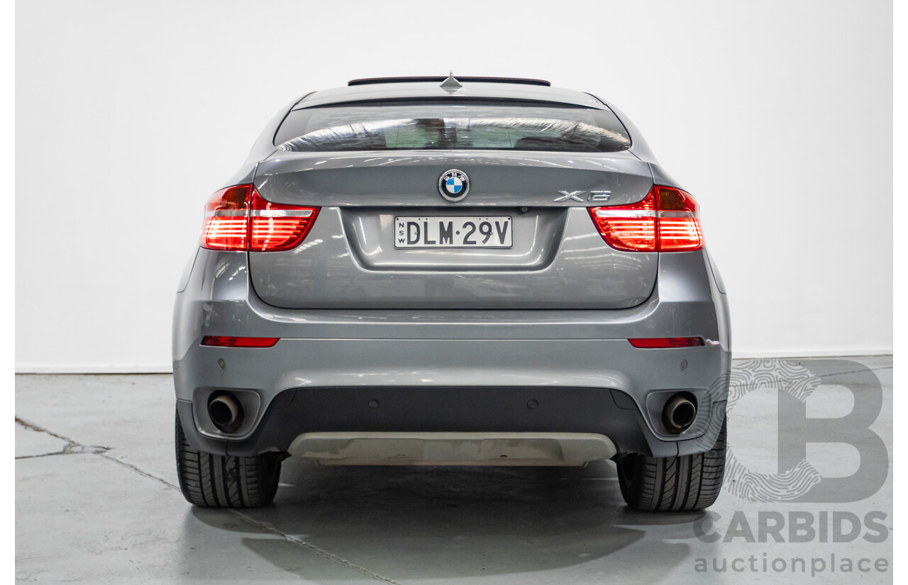 05/2012 BMW X6 xDrive35i (AWD) E71 MY12 4D Coupe Space Gray Metallic Turbo 3.0L
