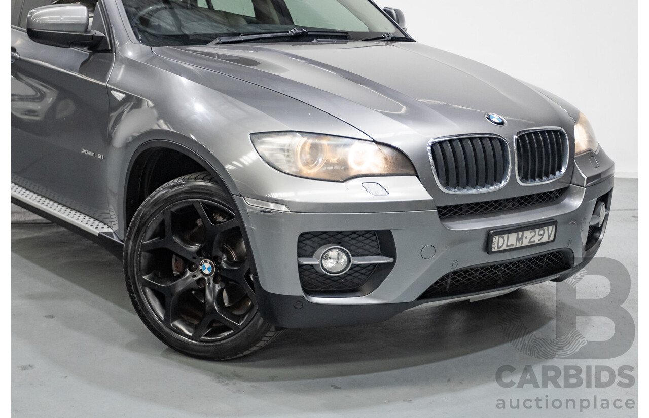 05/2012 BMW X6 xDrive35i (AWD) E71 MY12 4D Coupe Space Gray Metallic Turbo 3.0L