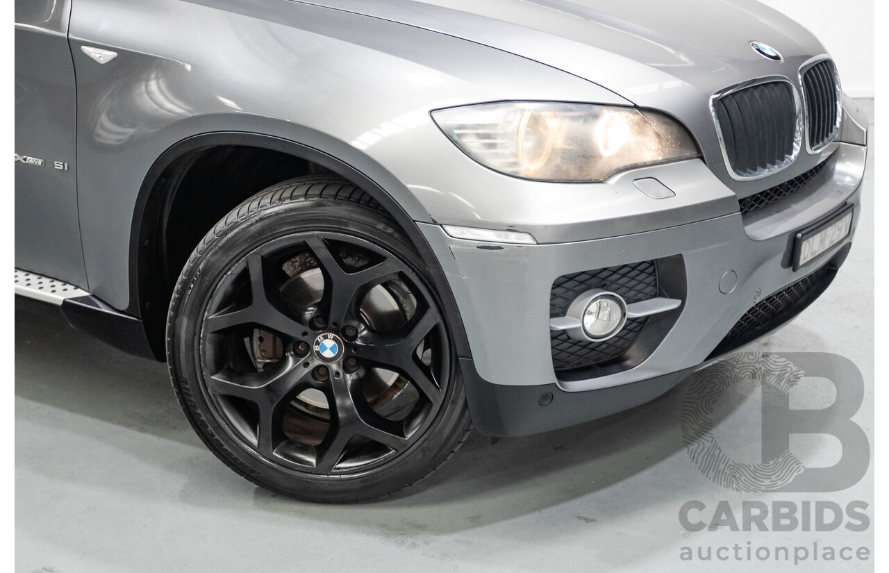 05/2012 BMW X6 xDrive35i (AWD) E71 MY12 4D Coupe Space Gray Metallic Turbo 3.0L