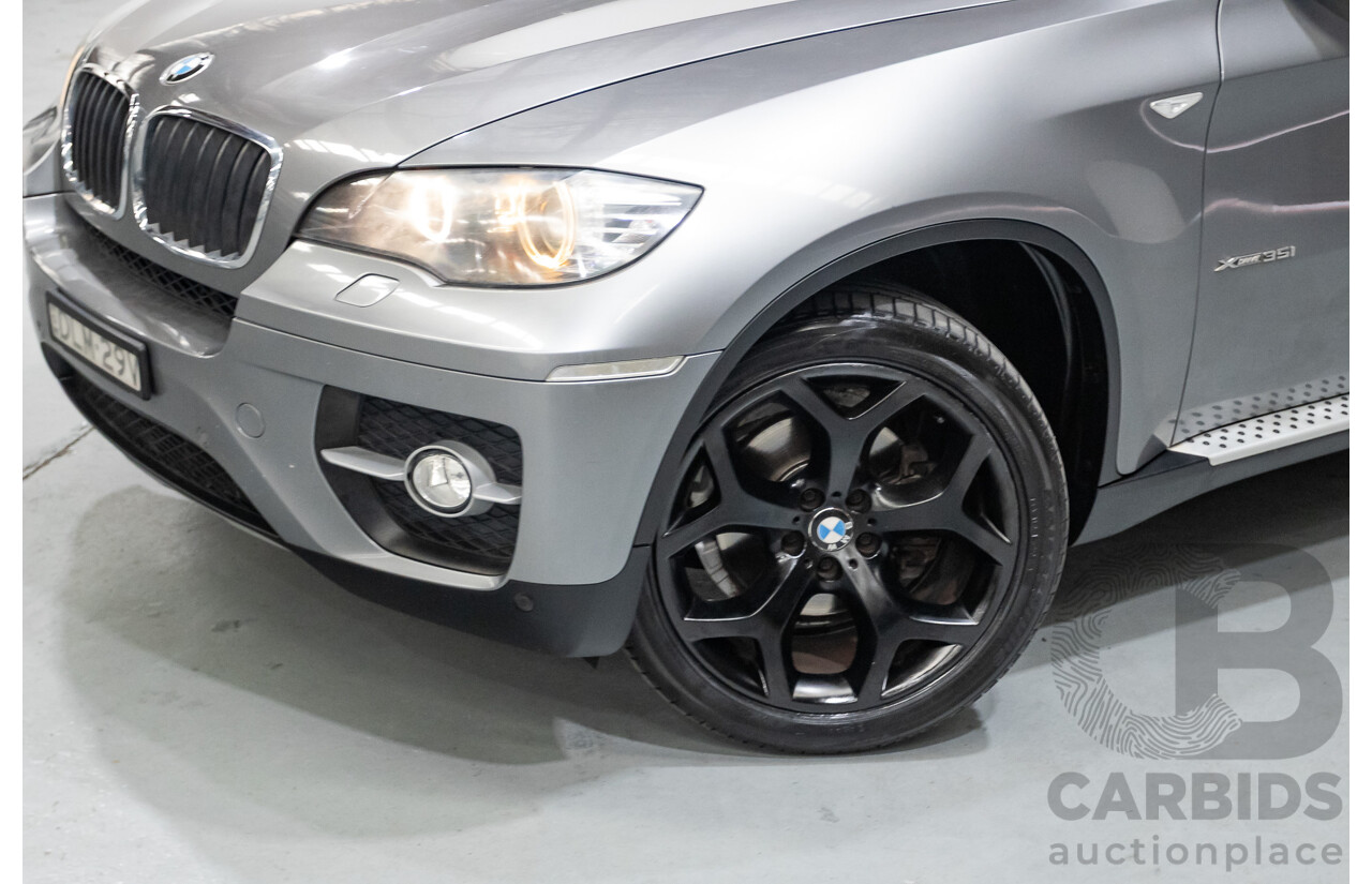 05/2012 BMW X6 xDrive35i (AWD) E71 MY12 4D Coupe Space Gray Metallic Turbo 3.0L