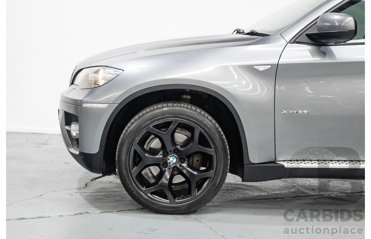 05/2012 BMW X6 xDrive35i (AWD) E71 MY12 4D Coupe Space Gray Metallic Turbo 3.0L