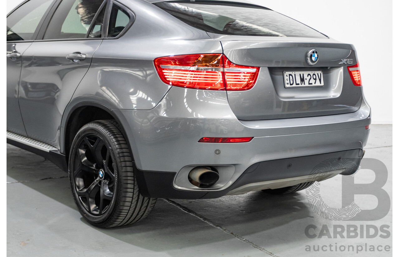 05/2012 BMW X6 xDrive35i (AWD) E71 MY12 4D Coupe Space Gray Metallic Turbo 3.0L