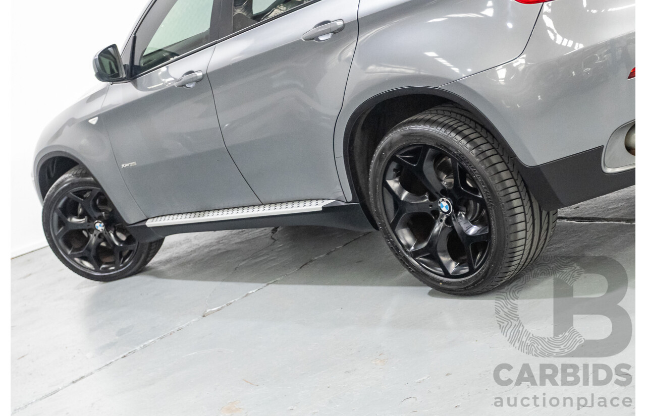 05/2012 BMW X6 xDrive35i (AWD) E71 MY12 4D Coupe Space Gray Metallic Turbo 3.0L