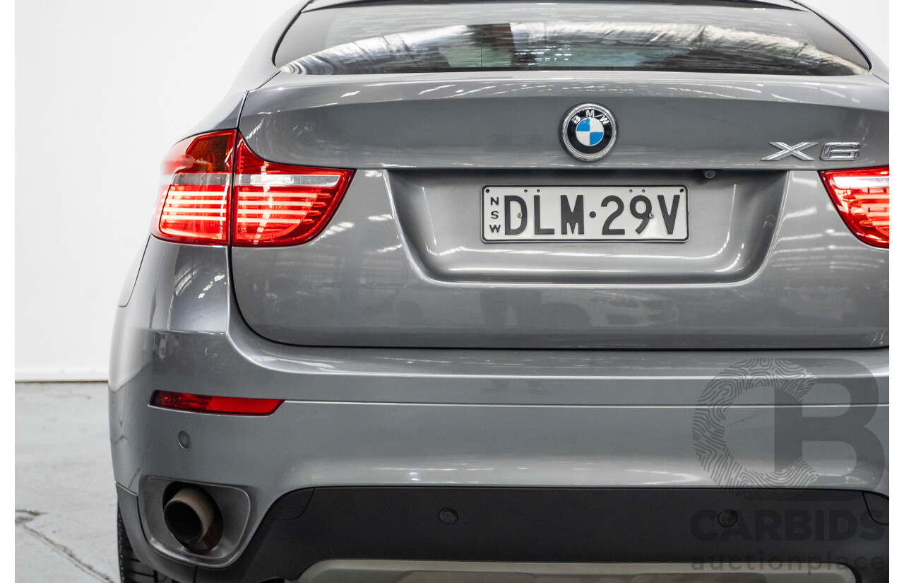 05/2012 BMW X6 xDrive35i (AWD) E71 MY12 4D Coupe Space Gray Metallic Turbo 3.0L