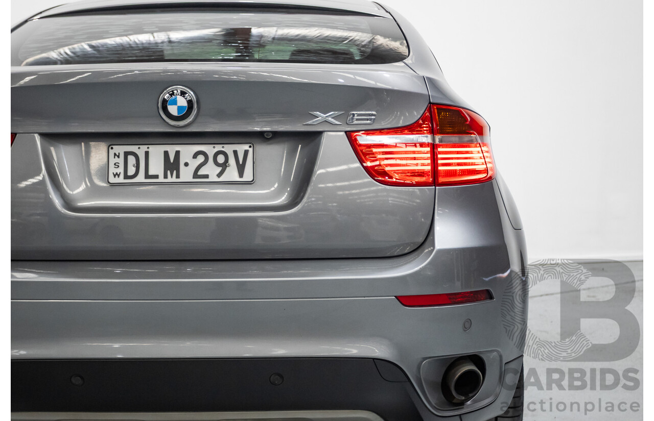 05/2012 BMW X6 xDrive35i (AWD) E71 MY12 4D Coupe Space Gray Metallic Turbo 3.0L
