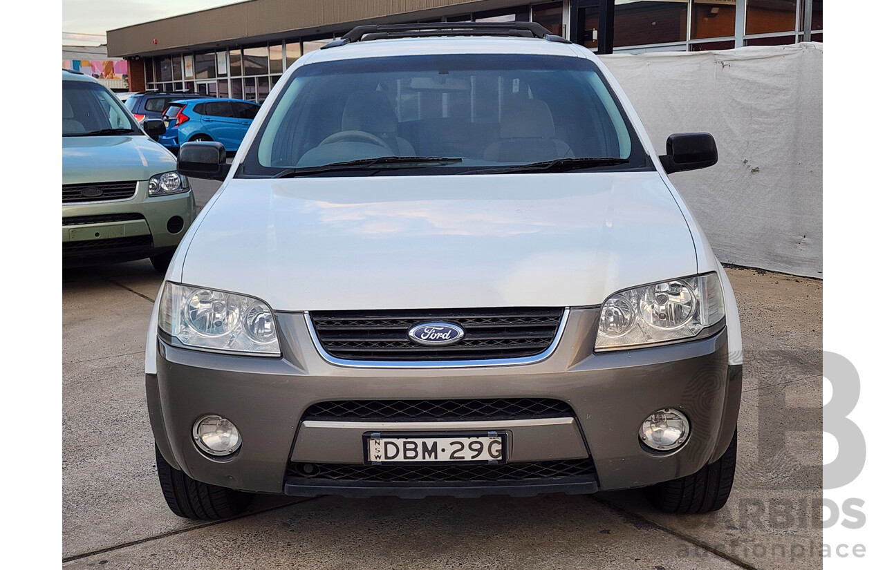 09/2007 Ford Territory TS (4x4) SY 4d Wagon White 4.0L