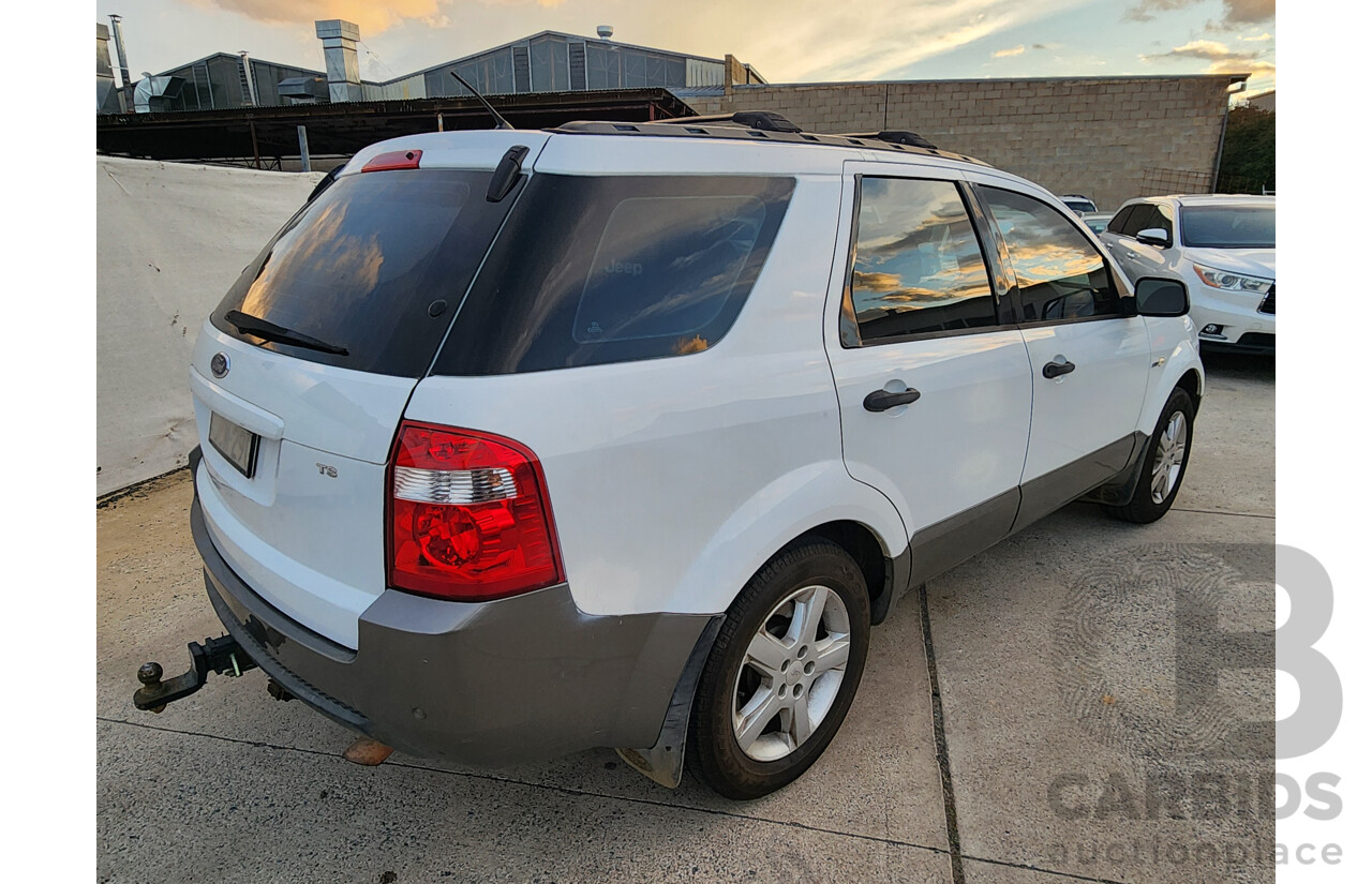 09/2007 Ford Territory TS (4x4) SY 4d Wagon White 4.0L