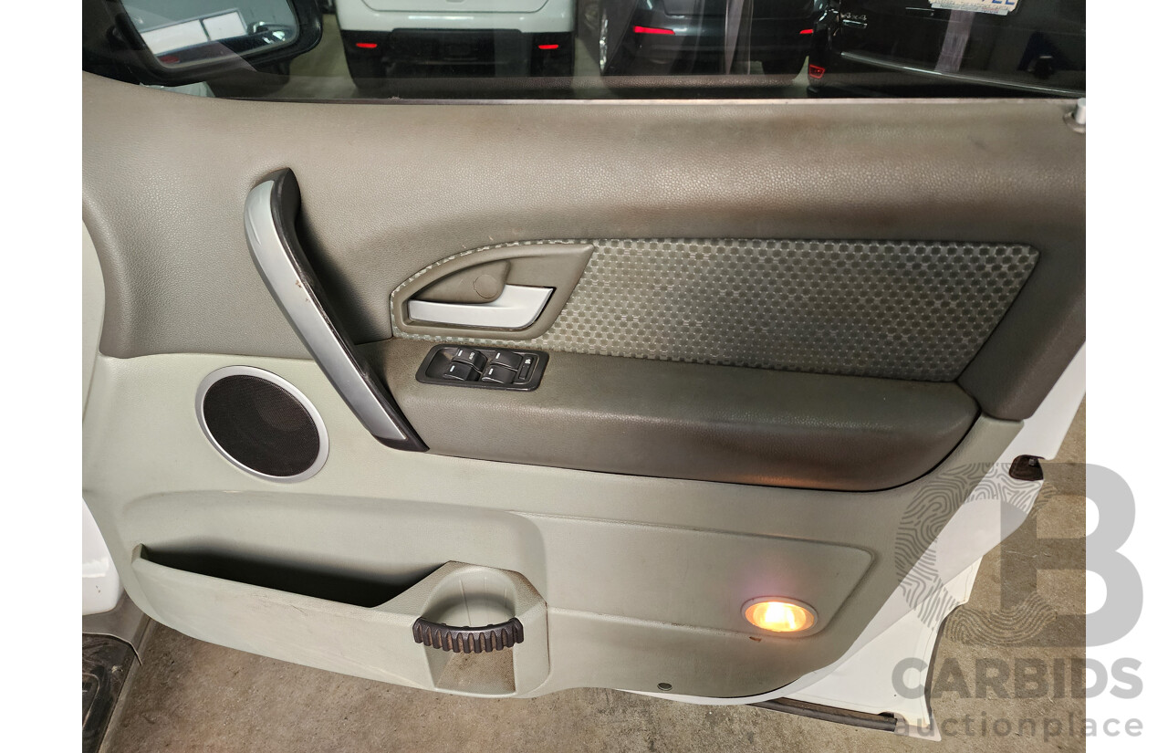 09/2007 Ford Territory TS (4x4) SY 4d Wagon White 4.0L