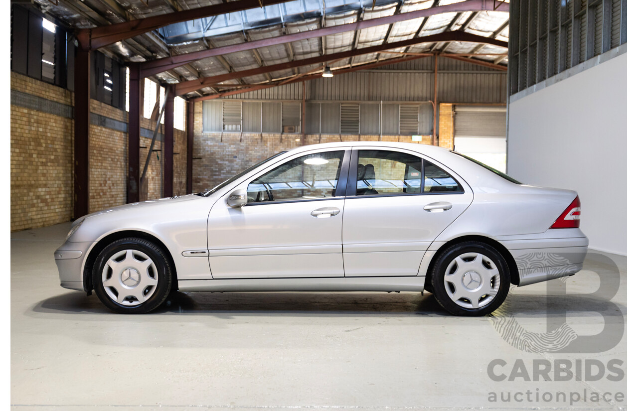 05/2005 Mercedes-Benz C180 Kompressor Classic W203 UPGRADE 4d Sedan Silver Supercharged 1.8L