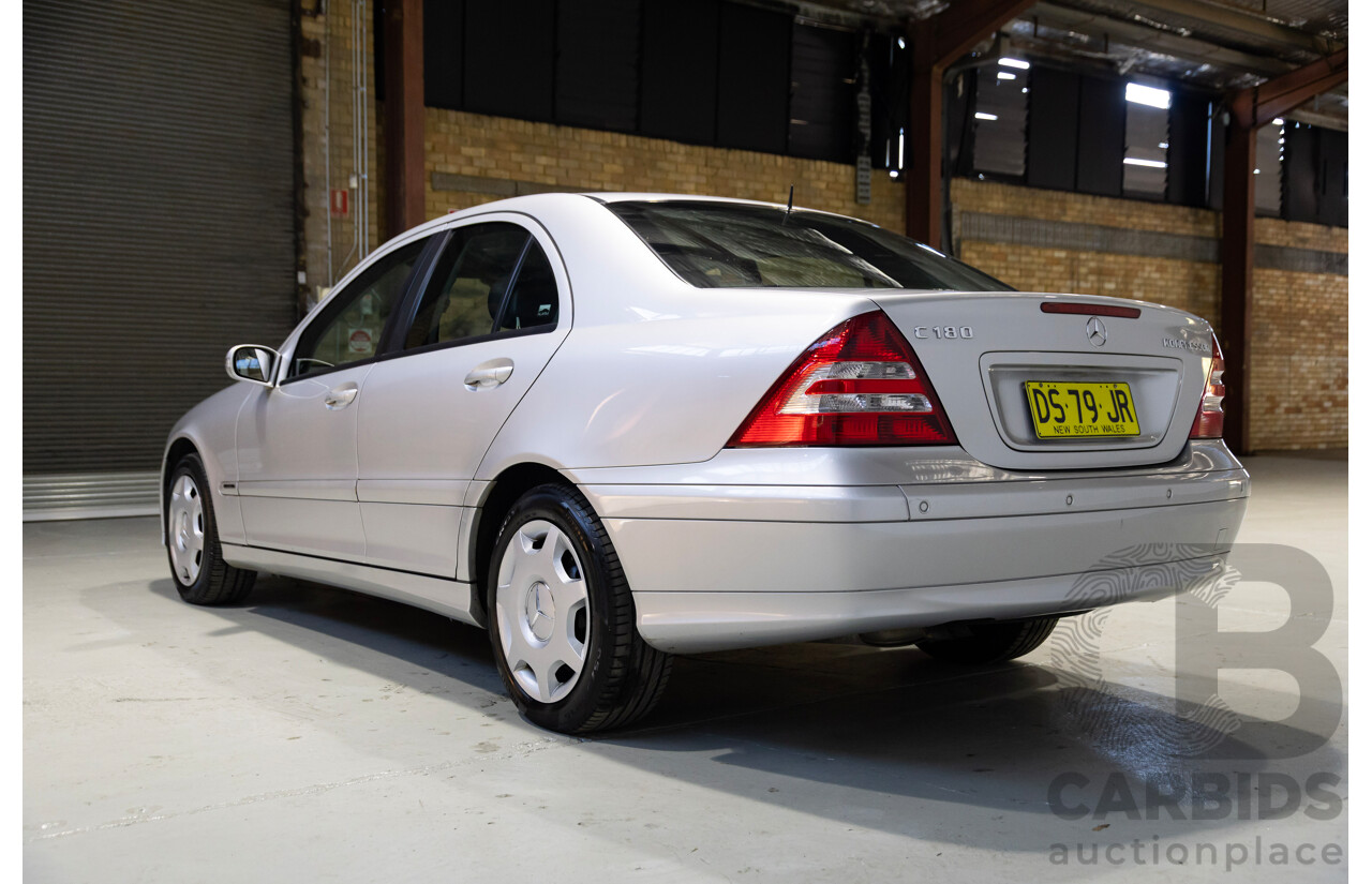 05/2005 Mercedes-Benz C180 Kompressor Classic W203 UPGRADE 4d Sedan Silver Supercharged 1.8L