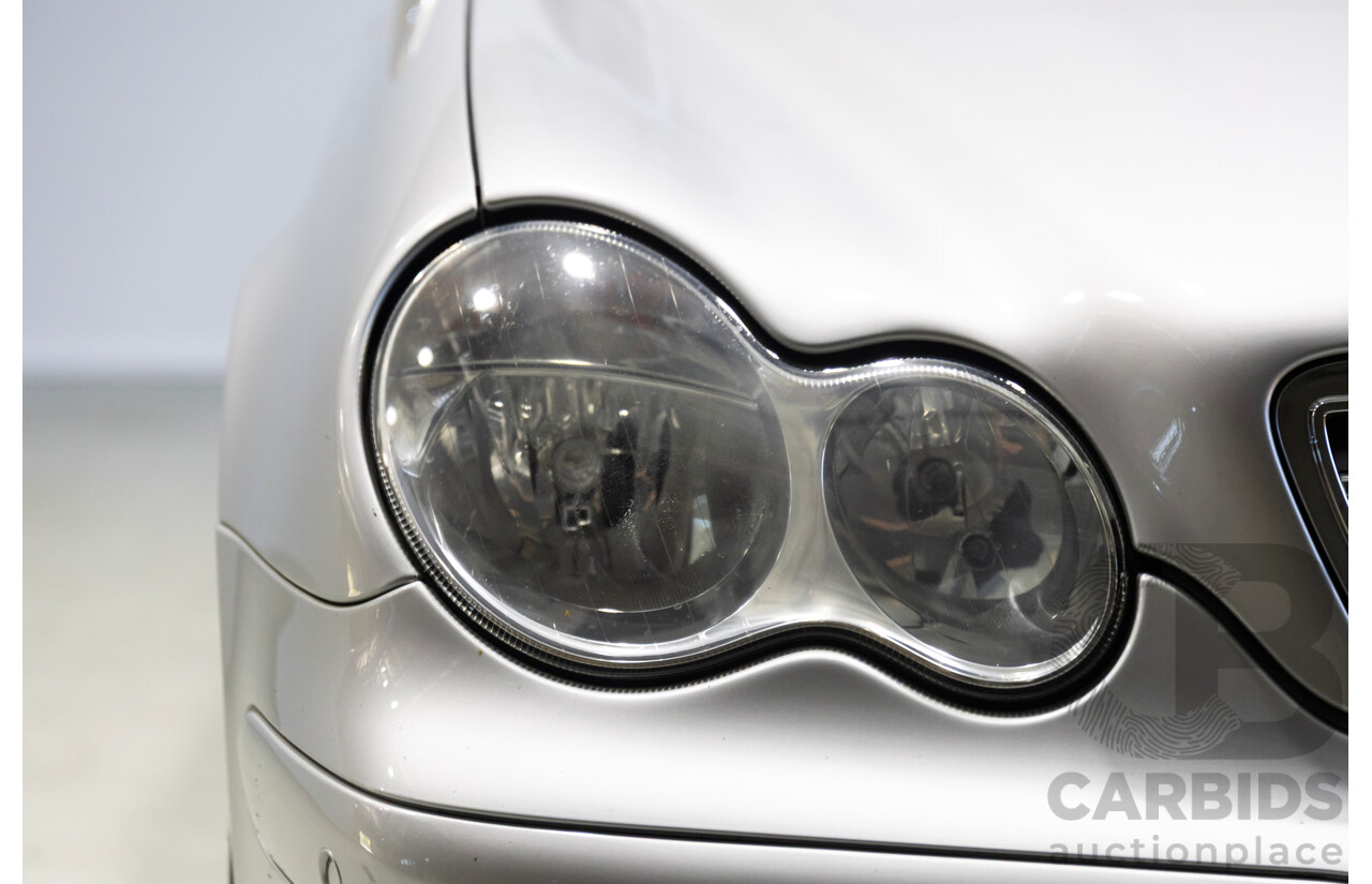 05/2005 Mercedes-Benz C180 Kompressor Classic W203 UPGRADE 4d Sedan Silver Supercharged 1.8L