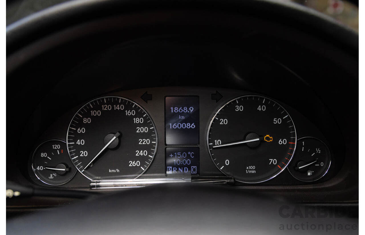 05/2005 Mercedes-Benz C180 Kompressor Classic W203 UPGRADE 4d Sedan Silver Supercharged 1.8L