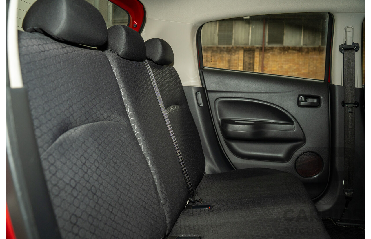 02/2014 Mitsubishi Mirage ES LA 5d Hatchback Maroon 1.2L