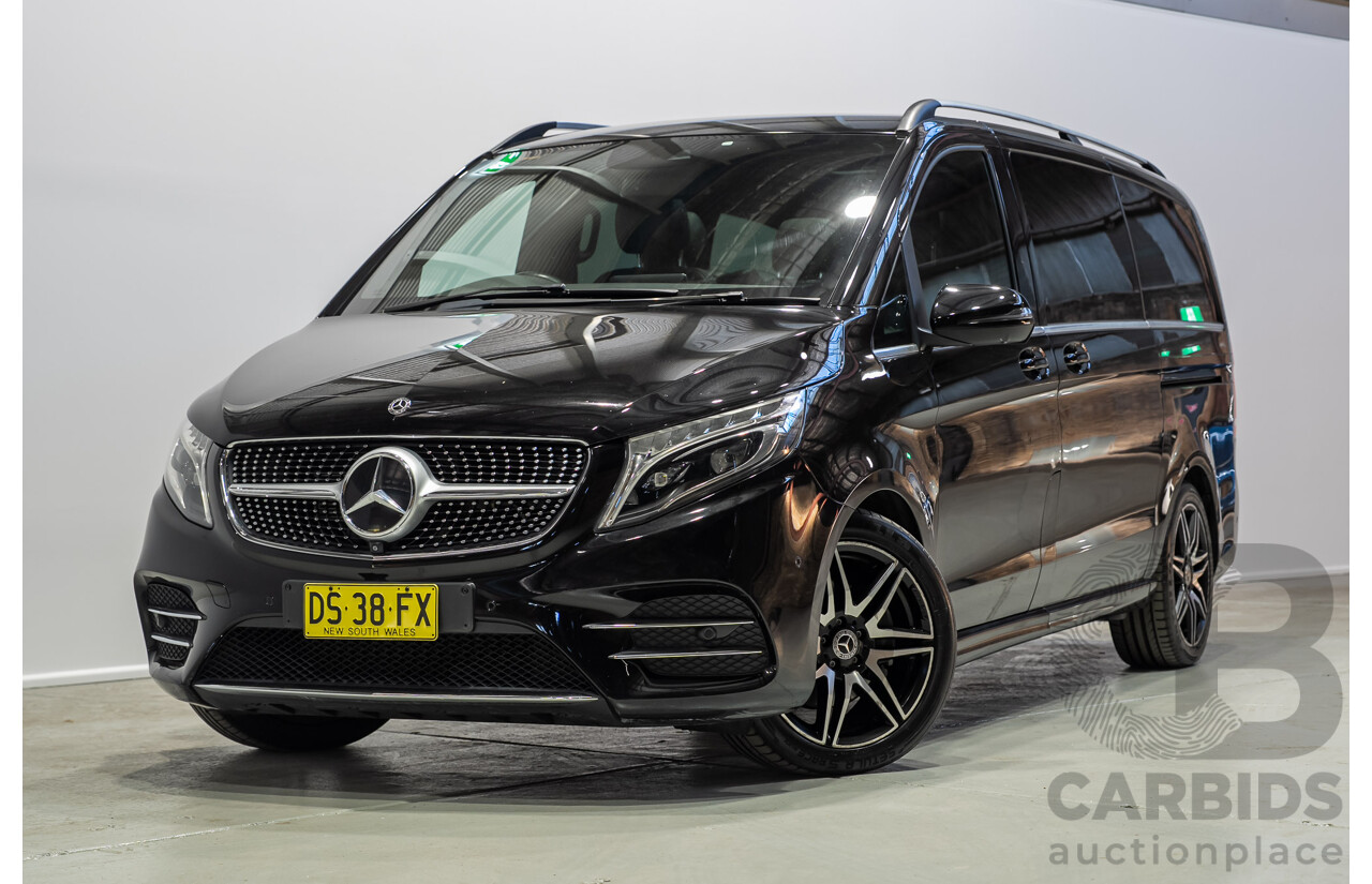 11/2019 Mercedes-Benz V 250d MWB 447 MY20 5d Wagon Black Twin-turbo Diesel 2.1L